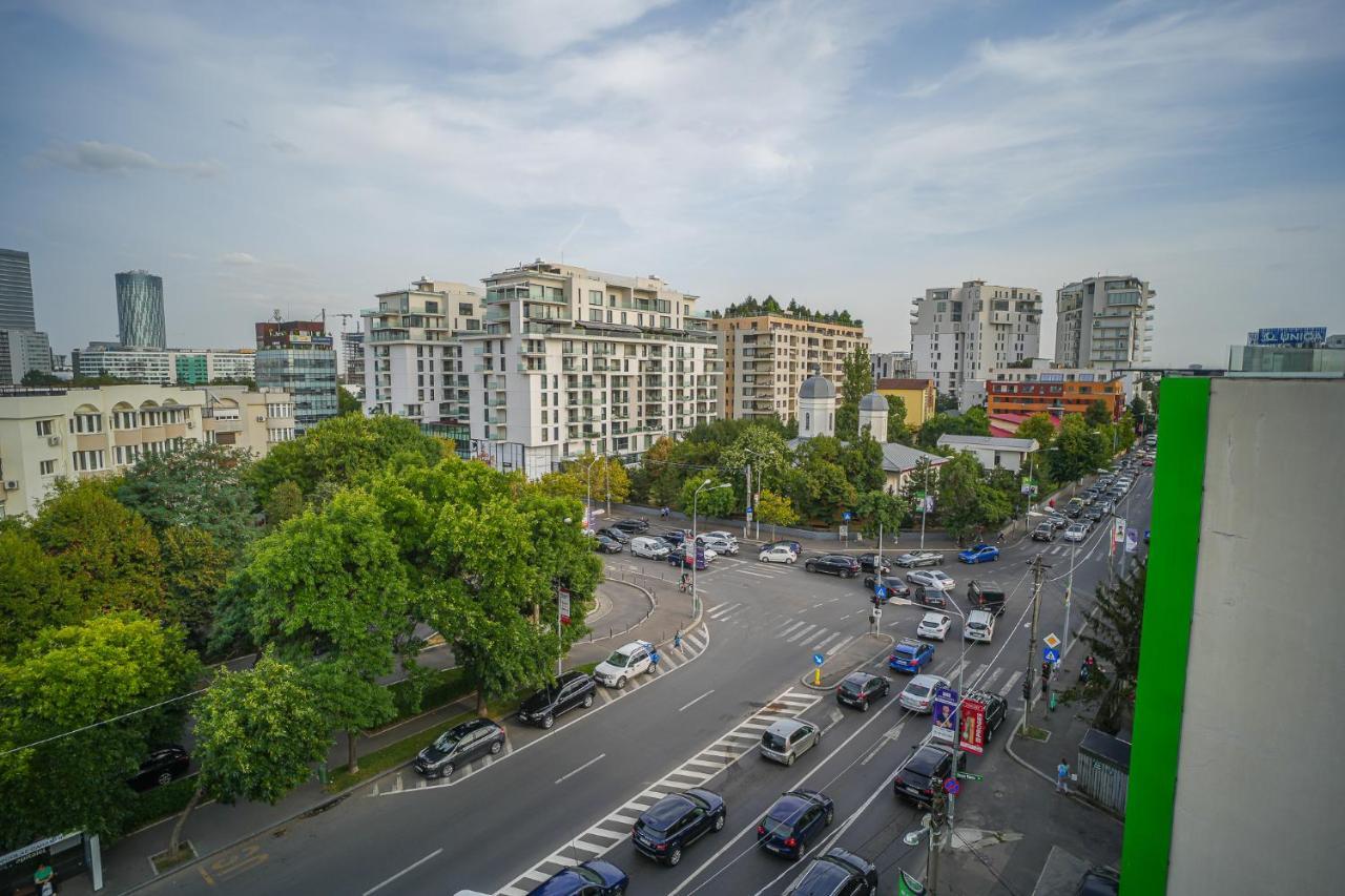 Penthouse With Huge Rooftop & Amazing City View Bucureşti Eksteriør bilde